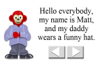 Storybook: Daddy wears a funny hat | Recurso educativo 37877