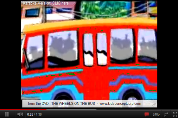 Song: The weels on the bus | Recurso educativo 41114