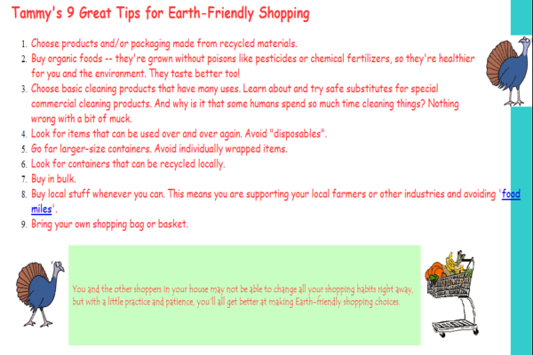 Good shopping habits | Recurso educativo 41248
