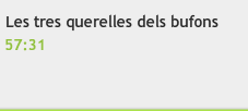 Les tres querelles dels bufons | Recurso educativo 42735