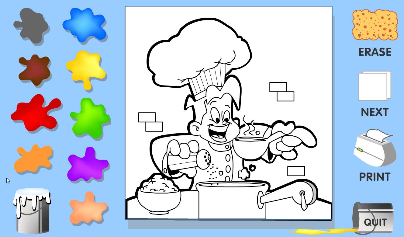 Juego Dibujos Para Colorear ~ Dibujos Para Colorear Juegos Infantiles 7199