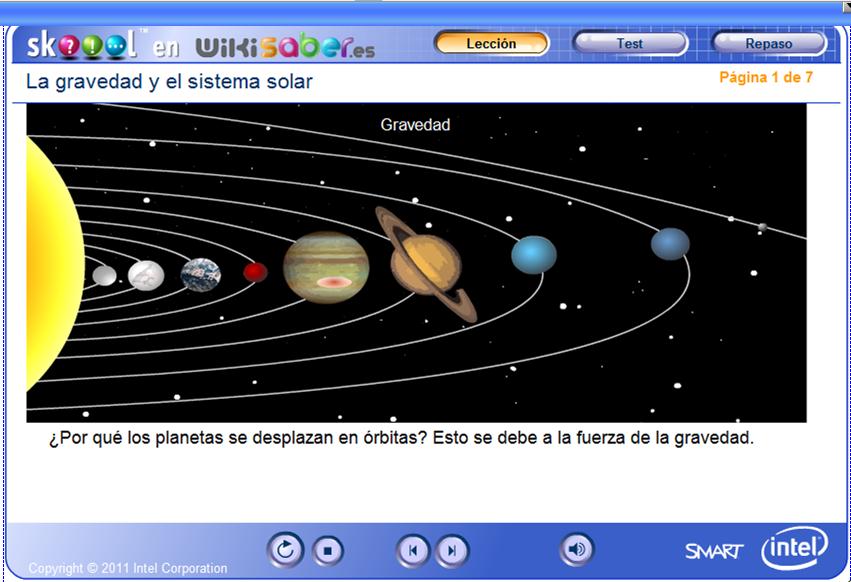 La gravedad y el sistema solar | Recurso educativo 48390