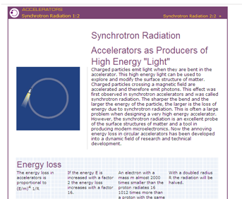 Synchrotron radiation | Recurso educativo 50011