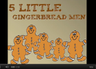 Song: 5 little gingerbread men | Recurso educativo 50746