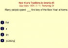 New year's traditions in America | Recurso educativo 58415