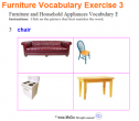 Furniture Vocabulary | Recurso educativo 60643