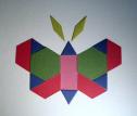 Fotografía: mariposa construida con polígonos | Recurso educativo 22547