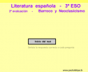 Literatura española: Barroco y Neoclasicismo | Recurso educativo 24515