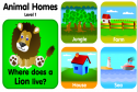Animal homes | Recurso educativo 27554