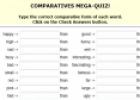 Comparatives (quiz) | Recurso educativo 32368