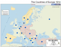 The countries of Europe 1914 | Recurso educativo 62209