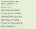 Story: The Seven Ages of Man | Recurso educativo 63905