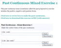 Past continuous mixed exercise (3) | Recurso educativo 64825