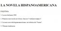 La novela hispanoamericana | Recurso educativo 69367
