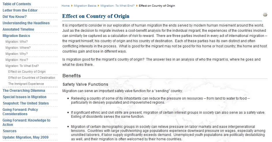 Migration’s effect on countries of origin. | Recurso educativo 90230