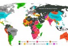 Un mapamundi muestra qué productos son los más exportados en cada país | Recurso educativo 500153