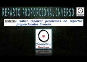 (Proporcionalidad) - Reparto Proporcional Inverso (1005) | Recurso educativo 680325