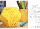 Calendario 2015 3D poliédrico (pdf gratis para imprimir) | Recurso educativo 723822