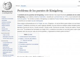 Problema de los puentes de Königsberg | Recurso educativo 743779