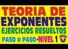 Leyes de Exponentes-Ejercicios Resueltos Paso a Paso-Nivel 1 - YouTube | Recurso educativo 747949