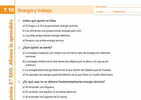 Energía y trabajo | Recurso educativo 744959