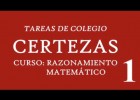 CERTEZAS - MAXIMOS Y MINIMOS - TERCER AÑO TAREAS DOMICILIARIAS | Recurso educativo 761270