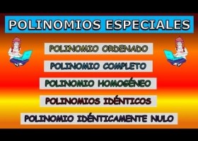 POLINOMIOS ESPECIALES | Recurso educativo 763482