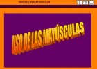 El uso de las mayúsculas | Recurso educativo 767528