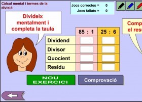 Càlcul de divisions | Recurso educativo 772228