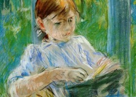 Portrait of the Artist's Daughter, Julie Manet, at Gorey, 1886 - Berthe | Recurso educativo 772505