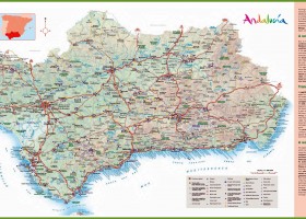 Map of transports, Andalusia | Recurso educativo 782259