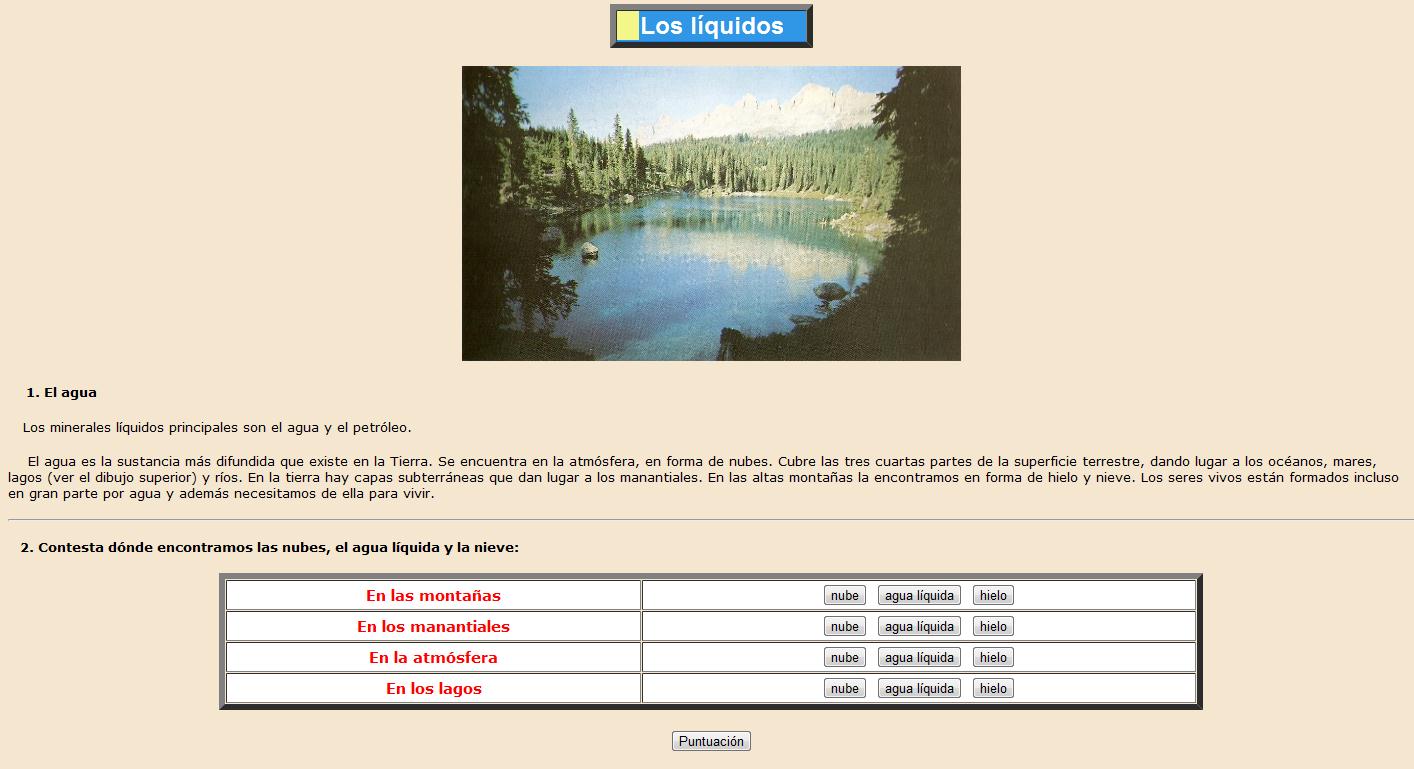 Los líquidos | Recurso educativo 37069