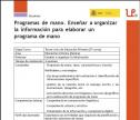 Programas de mano | Recurso educativo 31035