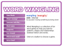 Word Wangling | Recurso educativo 7735