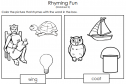 Rhyming fun | Recurso educativo 76983