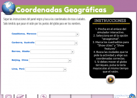 Simulador Coordenadas Geográficas | Recurso educativo 675183