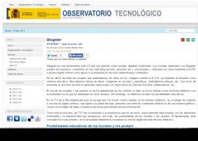 Glogster. Observatorio Tecnológico | Recurso educativo 728789