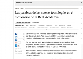 Nuevos tecnicismos de la RAE | Recurso educativo 743282